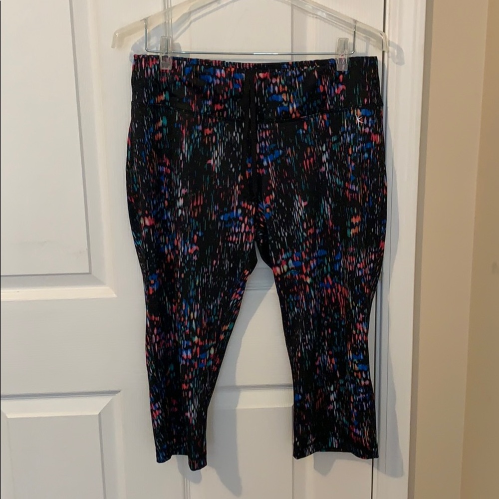 Colorful running/workout capris